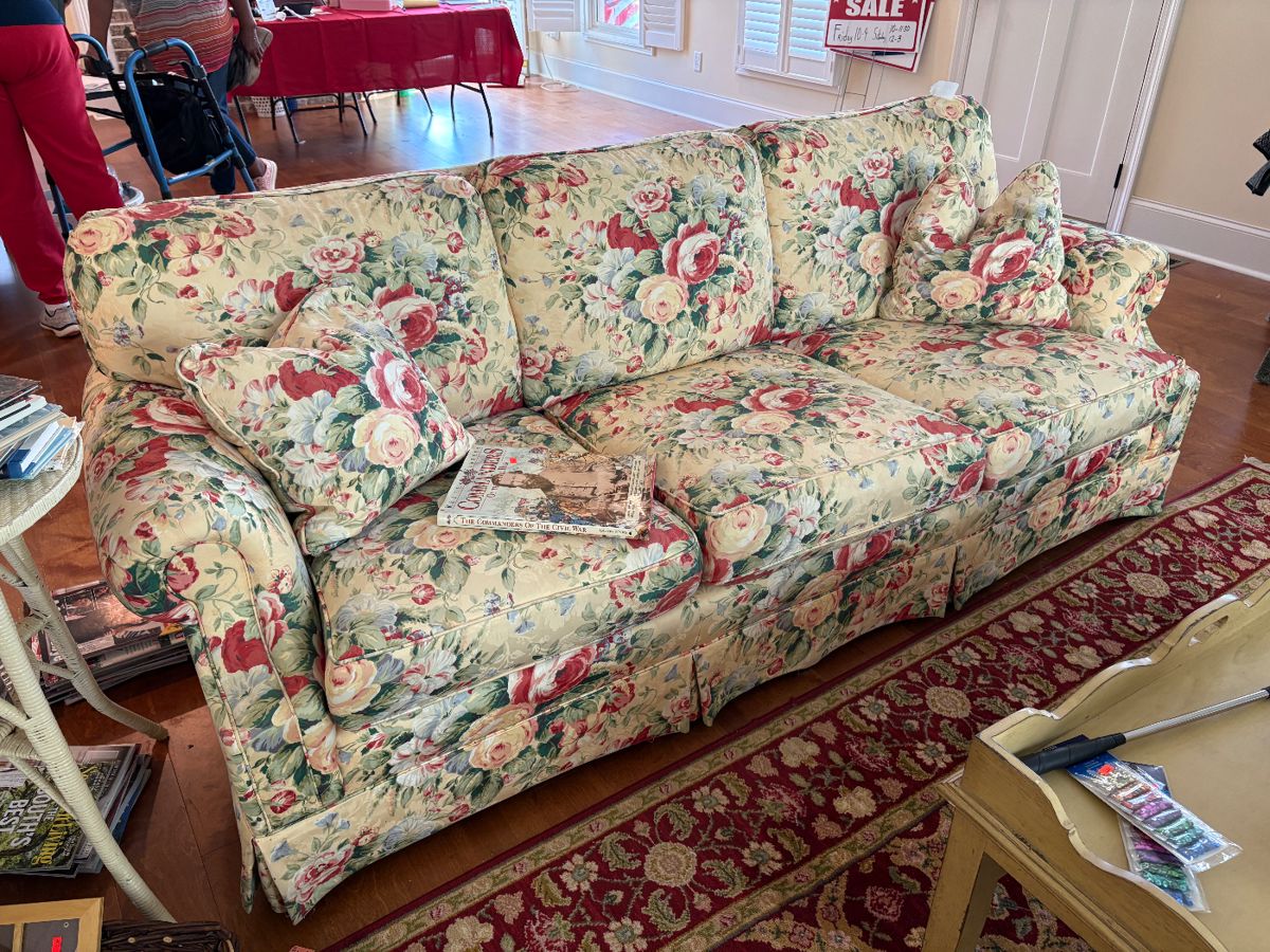 Listed on marketplace so subject to pre-sale. Can be pre-sold from this ad also. Sofa 150.00.