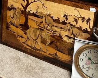 Wooden inlay picture $400