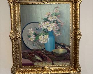 Artwork comes with a frame that plugs in with light