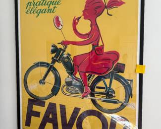 Framed French Poster