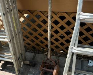 vintage push reel lawn trimmer - Philadelphia Lawn Trimmer 