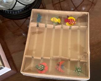 Glass drink stirrers  - swizzle sticks 