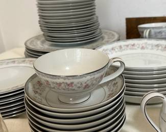 Mikasa Rosebud teacup and saucer 