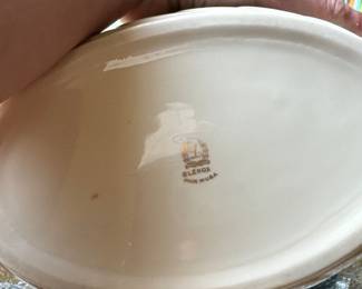 Lenox Lattice Collection Oval Scalloped Bowl 