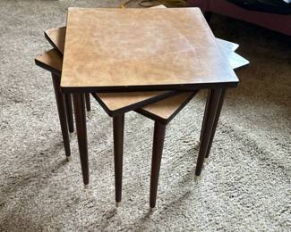 mid-century modern nesting tables