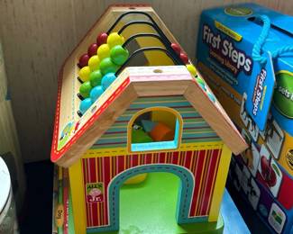 Alex Jr. My First House Wood Learning Activity Center 