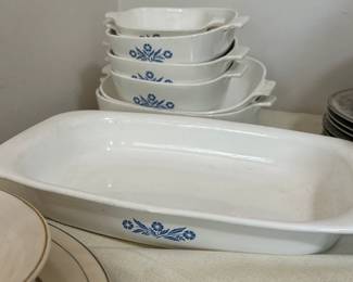 Corningware Cornflower casserole dishes 