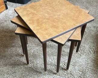 mid-century modern nesting tables