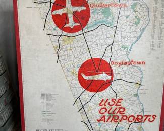 vintage map of Bucks County, Pennsylvania 