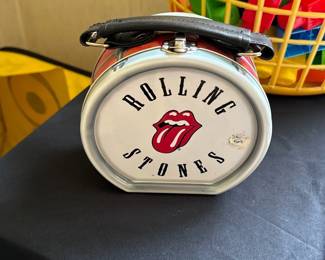 Rolling Stones Drum Shaped Tin Lunchbox 