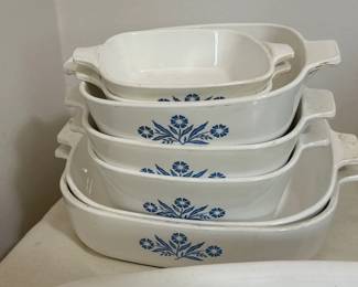 Corningware Blue Cornflower petite pans 