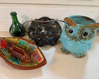 MCM ashtrays owl