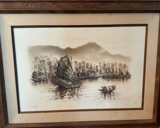 W. Kwan oil painting