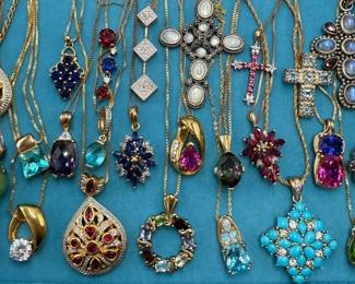 sterling pendants necklaces