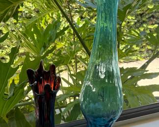 Fenton swung glass 