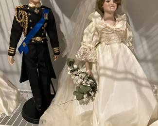 Prince Charles and Princess Dianna dolls