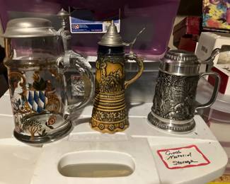 Vintage steins