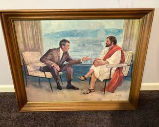 Vintage 1960's framed print