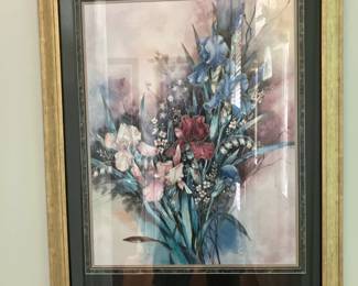 Large framed print