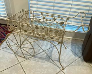 Wrought iron plant stand