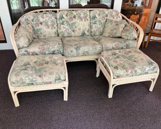 Rattan sofa