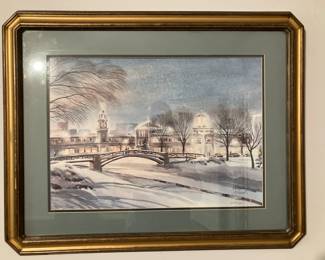 J. R. Hamil plaza print