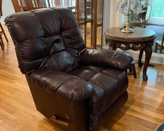 La-Z-Boy leather recliner