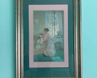 Large framed print