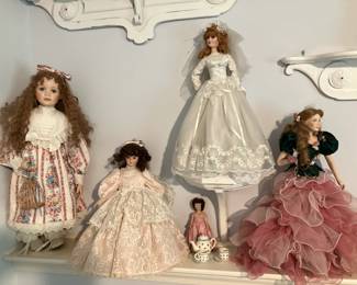 4 of the many dolls