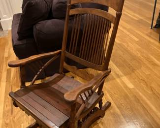 Antique platform rocker