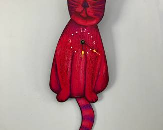 Cat clock