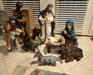 Large 4' nativity