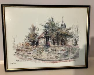 Signed and numbered print