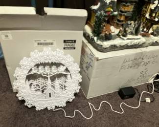 Seasonal Concepts animated snow globe