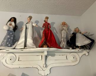 Vintage Barbie dolls
