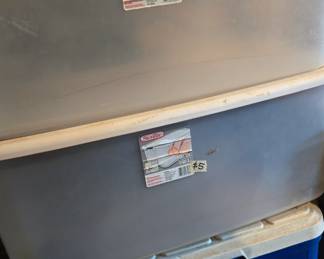 Storage Tubs & Like new GOTT 48 Cooler