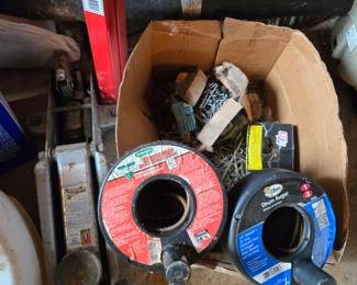 Drum Augers, car jack, post puller