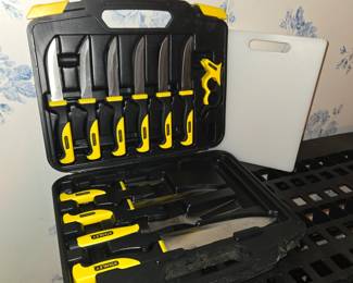 Stanley steak grilling & knife set
