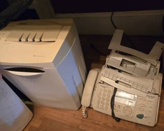 Shredder & Fax Copier