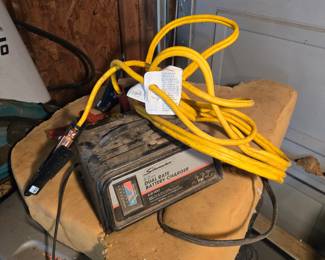 Battery Charger & Jumper Cables