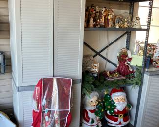 Lots of Black and Decker storage cabinets