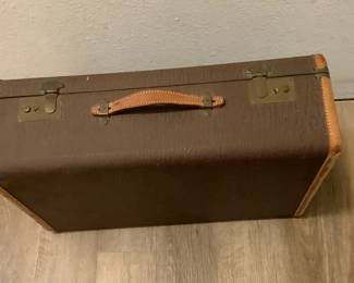 Vintage hard case suitcase