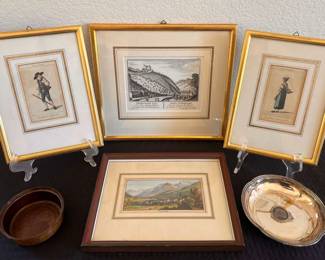 JH155Small Framed German Artwork