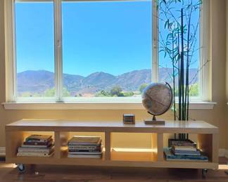 JH157Scandinavian Bookcase And Decor