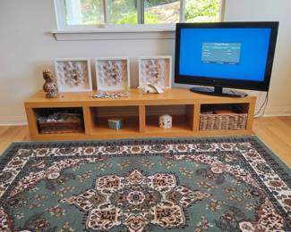 JH135Element TV With Wood Storage