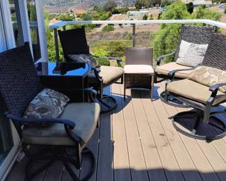 JH138Wooden Woven Patio Set