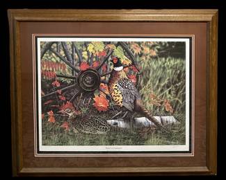 Signed 'Two’s Company' Art Print by Eddie LeRoy, Framed