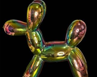 Ceramic Balloon Dog Coin Bank