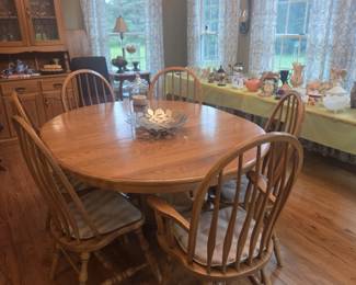 oak dining table