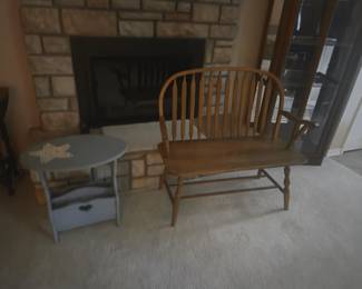 oak bench